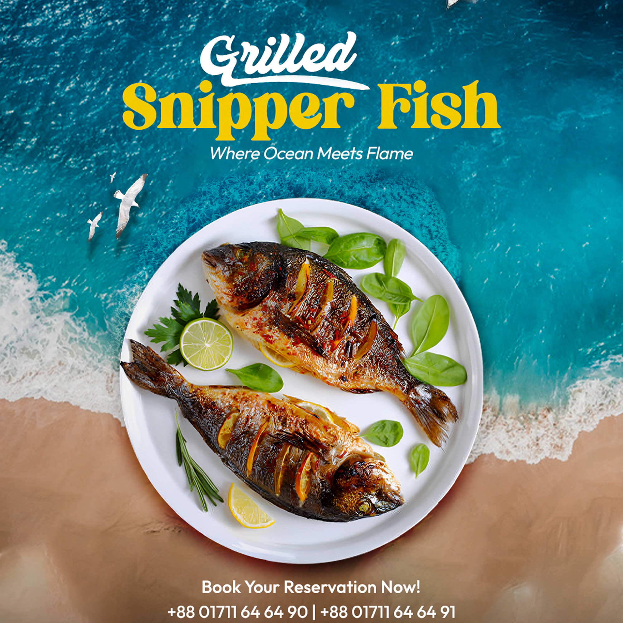 Grilled Snapper Fish 1